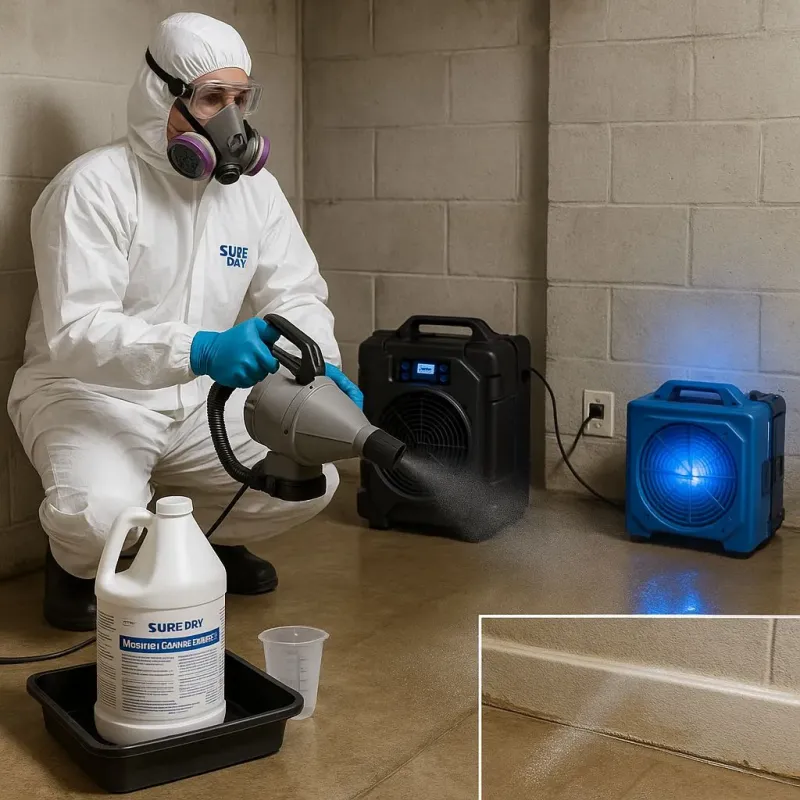 Sanitization and Odor Removal process in Clinton, SC