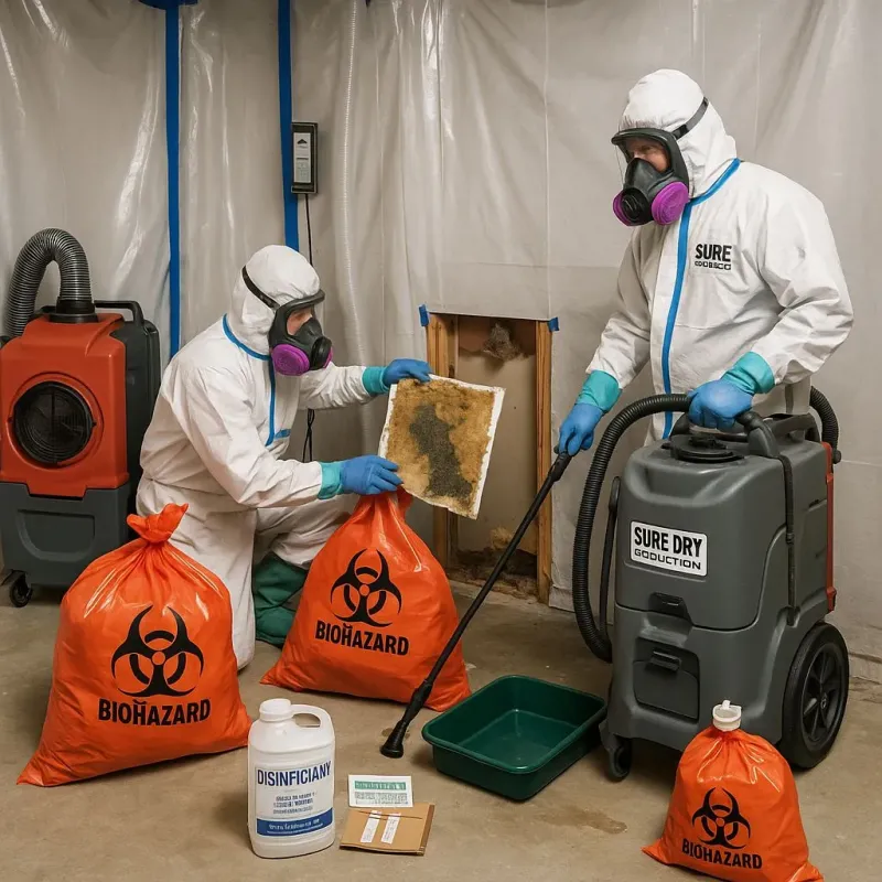 Contaminated Water Handling Protocols process in Clinton, SC