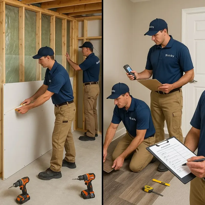 Repairs and Reconstruction process in Clinton, SC