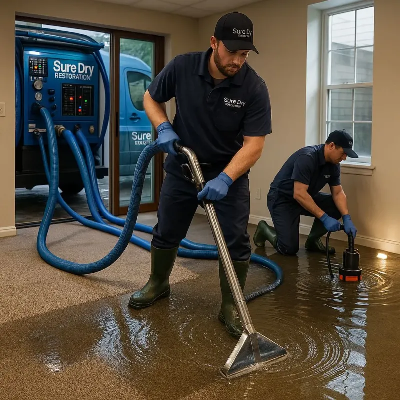 Water Extraction and Removal process in Clinton, SC